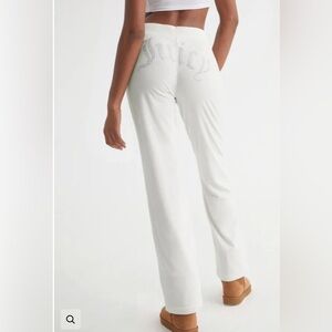 Juicy Couture OG BLING White Flare Pants